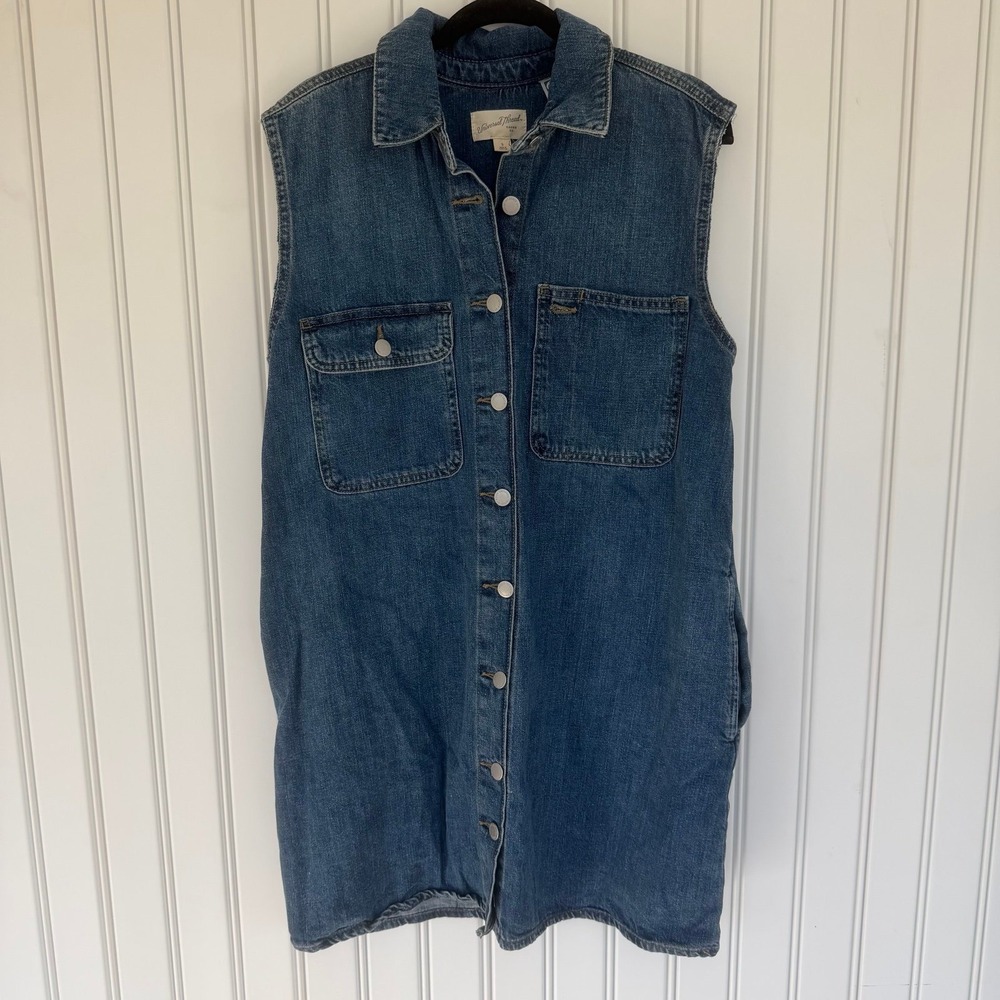 Dress denim button up midi dress jean western boho festival cowgirl urban charm